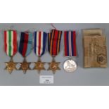 Collection of WWII Medals, to include: 1939-45 War Medal, 1939-45 Star, France and Germany Star,