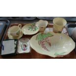 Tray of Carltonware items, to include: leaf design bowl and pin dish, cup and saucer etc. together