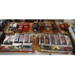 Two trays of The Dinky Collection Matchbox diecast model vehicles in original boxes. (18) (B.P.