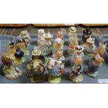 Collection of Royal Albert and Royal Doulton Beatrix Potter and Brambly Hedge Collection figures. (