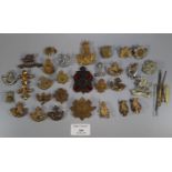 Bag of assorted British Military cap badges, various: Fusiliers and others. (B.P. 21% + VAT)