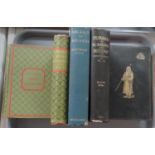 Small collection of books relating to the Middle East, cloth bound with gilt decoration to