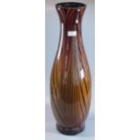 Modern 'Austin' Art glass baluster vase. 64cm high approx. (B.P. 21% + VAT)