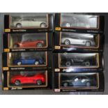 Collection of eight Maistow 1:18 scale model vehicles, all in original boxes. (B.P. 21% + VAT)