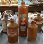 Collection of stoneware ink bottles. (B.P. 21% + VAT)