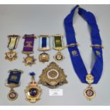 Collection of RAOB medals to include: South Gosforth brass Buffalo plaque, Royal Order of Ancient