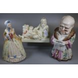 Royal Doulton bone china figurine 'Mrs Fitzherbert' HN2007, Royal Doulton HN2993 'Old Father Thames'