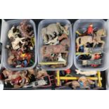 Collection of leaded toy animals and figures, various to include: Tipple Topple (Austria),