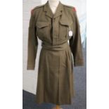 Womans British Military uniform, 'Queen Alexandra's Royal Army Nursing Corps', blouson with corporal