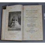 'Burton's Anatomy of Melancholy', 1801, printed by T Maiden, London. Hardback leather bound