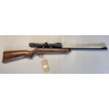 BSA Meteor .177 break action air rifle with Hunter 4:40 telescopic sight. OVER 18S ONLY. (B.P. 21% +