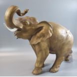 Royal Dux style study of an Elephant, un-marked. (B.P. 21% + VAT)