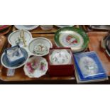 Two trays of china; one to include: a Bareuther Waldsassen German china part coffee set