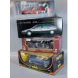 Collection of diecast model vehicles 1:18 scale, to include: Road Legends Shelby Cobra, Solido Rolls