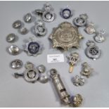 Collection of Police cap badges and buttons, to include: Bucks Constabulary, Essex Constabulary,