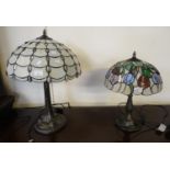 Two Tiffany style table lamps. (2) (B.P. 21% + VAT)