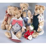 Collection of Bartons Creek Collection Gund teddy bears, appearing in original boxes, together