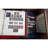 Great Britain collection of mint and used stamps and First Day Covers in albums and stockbooks in