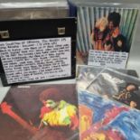 Collection of original Jimi Hendrix LP vinyl records to include: 'Band of Gypsies' 1970 track UK