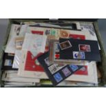 Box file with all world collection of mint and used stamps covers etc. (B.P. 21% + VAT)