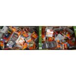 Two boxes of assorted Matchbox diecast model vehicles in original packaging. (2) (B.P. 21% + VAT)