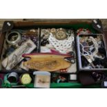 Collection of vintage and other jewellery to include: watches, gun tie pin boxed, pearls,