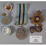Royal Observer Corps Medal, engraved with 'Observer A. L. Williams', Medal awarded to officers and