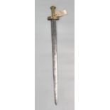19th/early 20th century North African Taureg Takouba sword, probably Berber Tribe, Sahara. Double