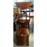 Collection of furnishing items to include: early 20th century oak barley twist gateleg table,