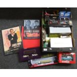 Box of assorted diecast model vehicles to include: Tonka, James Bond License to Kill Kenworth