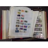 USA mint and used collection of stamps in albums and stockbooks (6) on pages and in plastic file,
