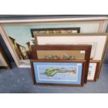 Group of assorted furnishing pictures, tapestries, coloured prints, oil painting etc. (7) (B.P.