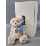 Modern Steiff 'George the Steiff Royal Baby Bear', exclusive to Danbury Mint in original box with