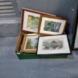 Collection of assorted furnishing pictures, various: watercolours, prints etc. (B.P. 21% + VAT)