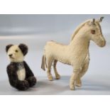 The Edith Reynolds handmade rubber filled 'real skin' miniature horse, together with an early 20th