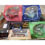 Box of modern diecast vehicles to include: Burago, Rastar, Ravell etc. (B.P. 21% + VAT)