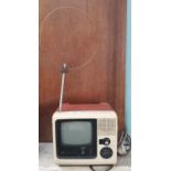 Vintage JVC model 3020UK miniature television with aerial. (B.P. 21% + VAT)