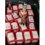 Collection of boxed Royal Doulton Bunnykins figures to include; 'Fireman Bunnykins', 'Little Boy