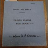 Royal Airforce Pilot's Flying Logbook no.2, Wing-Cmdr G.P Gibson D.F.C, duplicate logbook