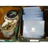 Two boxes of assorted collector's plates. Wedgwood etc. (B.P. 21% + VAT)