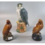 Royal Doulton Whyte & Mackay Scotch whisky Peregrine Falcon decanter, appearing to have some