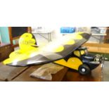 Scratch built motorised Lazy Bee toy aeroplane. (B.P. 21% + VAT)