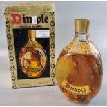 Bottle of Dimple Scotch whisky, 70% proof, 26 & 2/3 fl.ozs. In original box. (B.P. 21% + VAT)