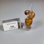 9ct gold tiger's eye dress ring together with a 9ct gold agate ring and a silver and tiger's eye