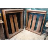 Pair of early 20th century oak bookcases. (B.P. 21% + VAT)