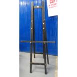 Vintage stained artist's easel. (B.P. 21% + VAT)