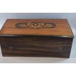 19th century rosewood, mixed woods and ebonised Swiss musical box, playing eight airs, with brass