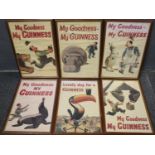 After Gilroy, Group of framed Guinness advertising posters, 'My Goodness my Guinness', featuring