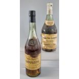 Bottle of 1914 vintage Cognac Fine Champagne, Barnett & Fils together with a Napoleon Cognac