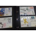 Great Britain collection of RAF covers in special album 1969 - 1974 period. All covers are signed